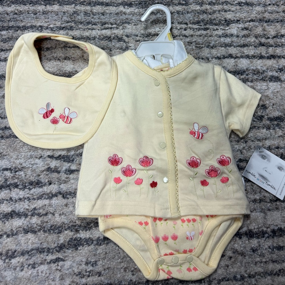 4 piece baby girl outfit